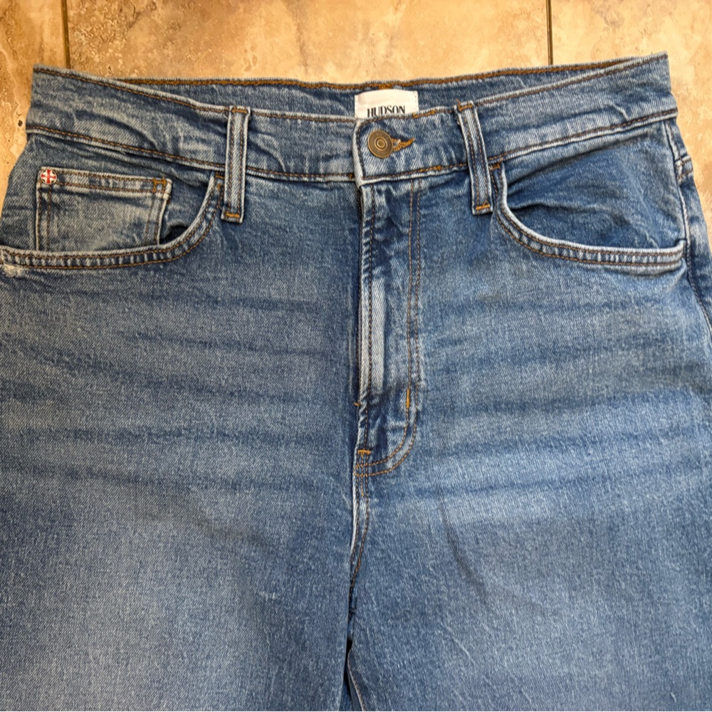 Hudson Jolene Wide Leg Crop Jeans In Vespertine Women’s Size 28 - Picture 2 of 11